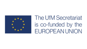 UfM supported by the EU logo