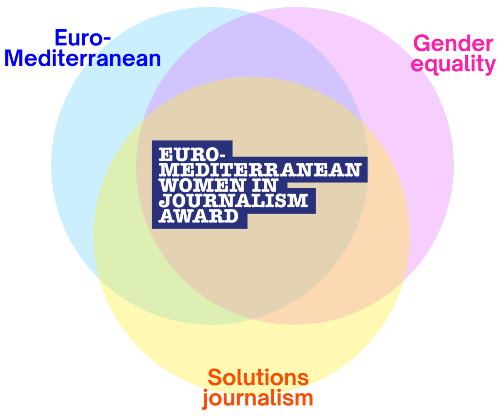 The Euro-Mediterranean Women in Journalism Award's focus